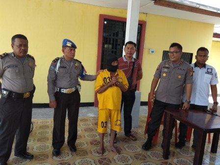 Tersangka Pembunuhan di Rohil Diciduk Polsek Bangko di Dolok Sanggul
